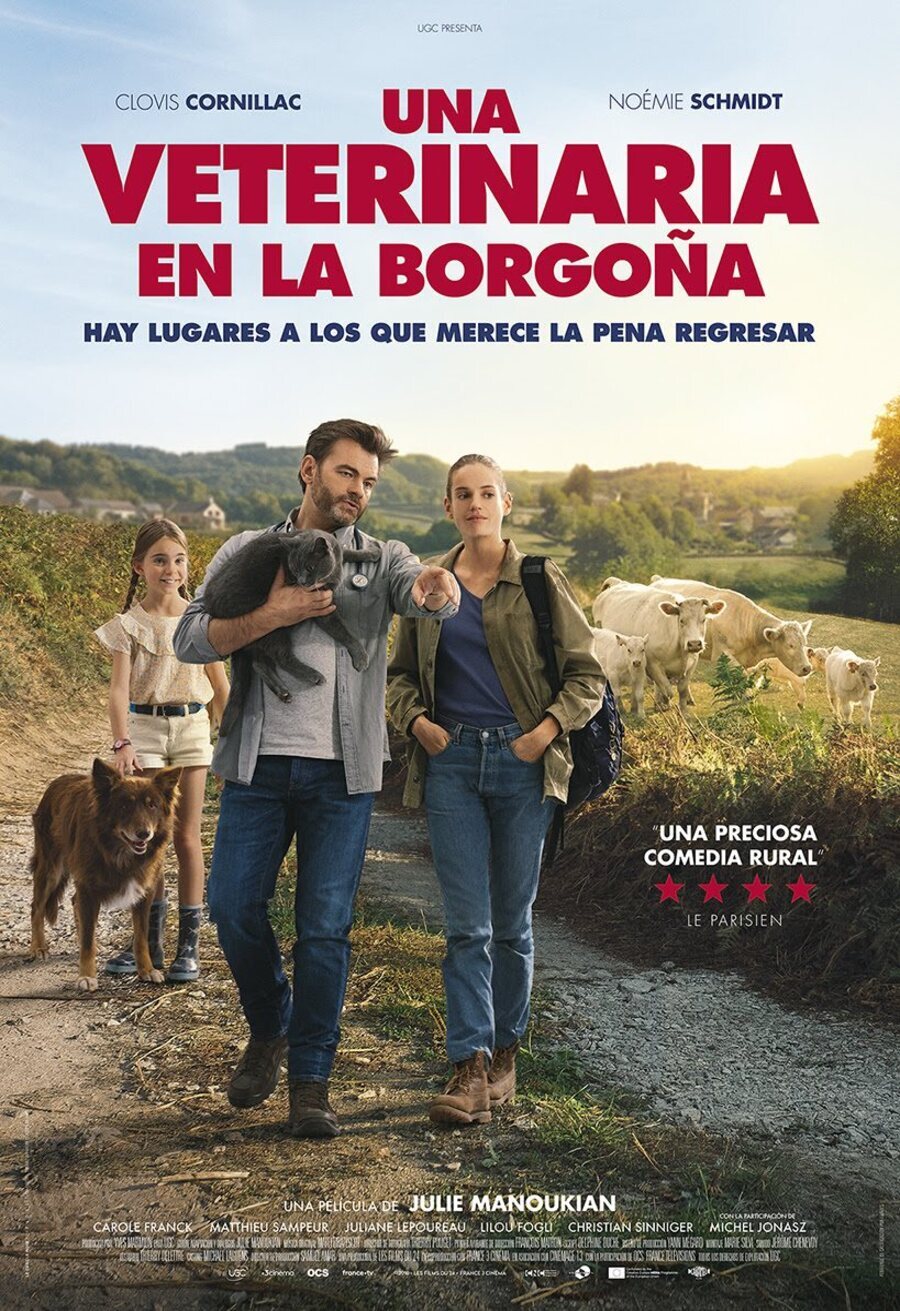 Cartel de Una veterinaria en la Borgoña - España