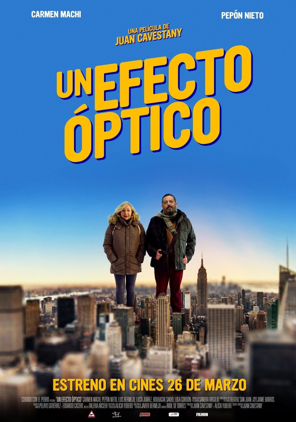Cartel de Un efecto óptico - España