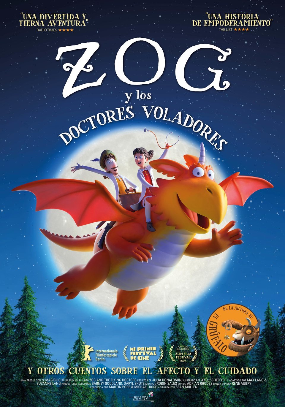 Cartel de Zog y los médicos voladores - España