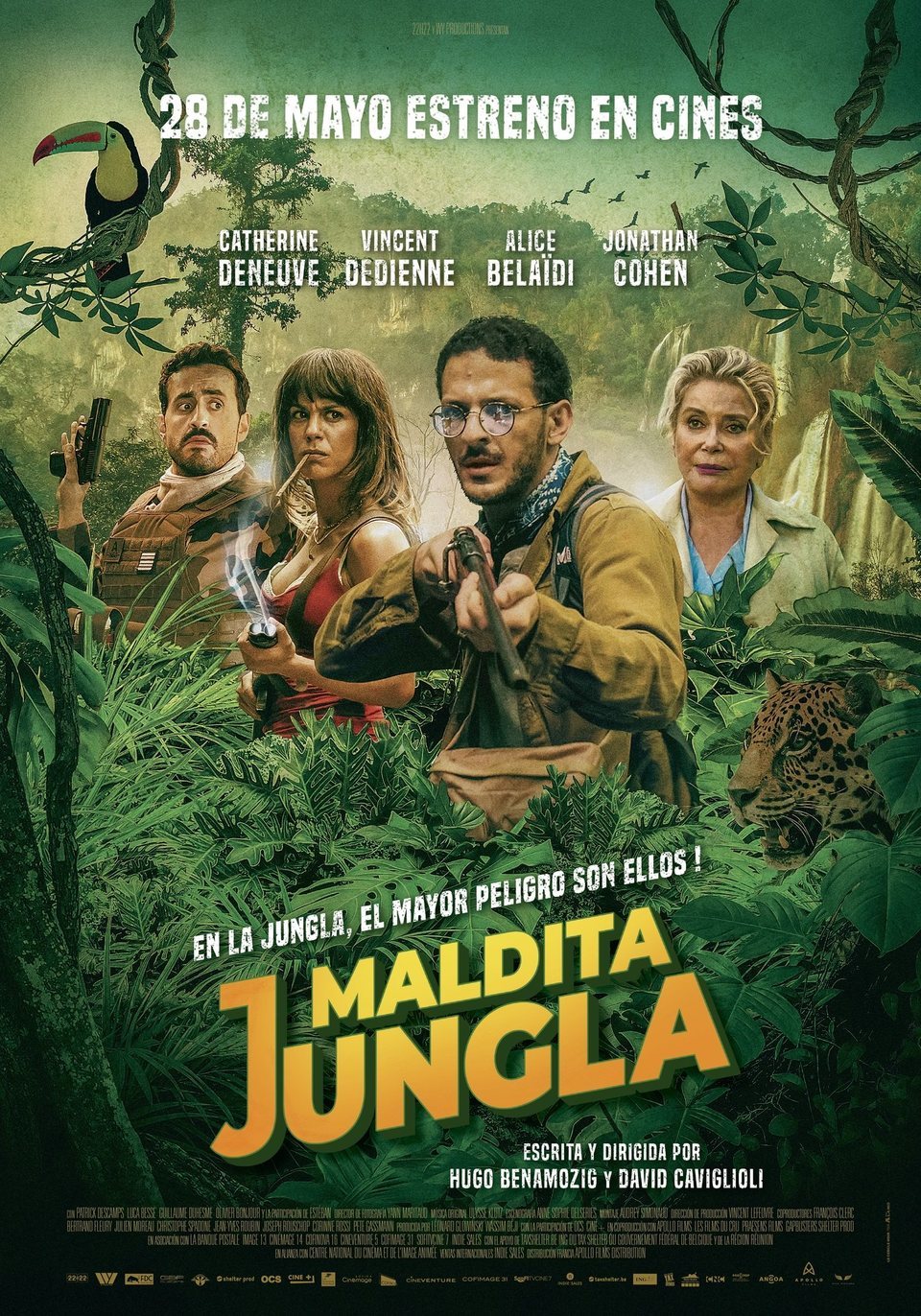 Cartel de Maldita jungla - España