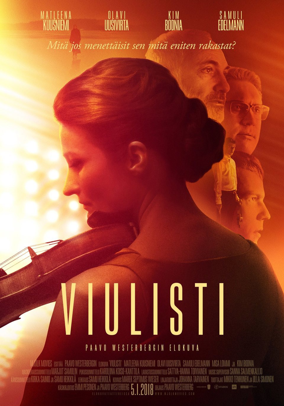 Cartel de La violinista - Finlandia