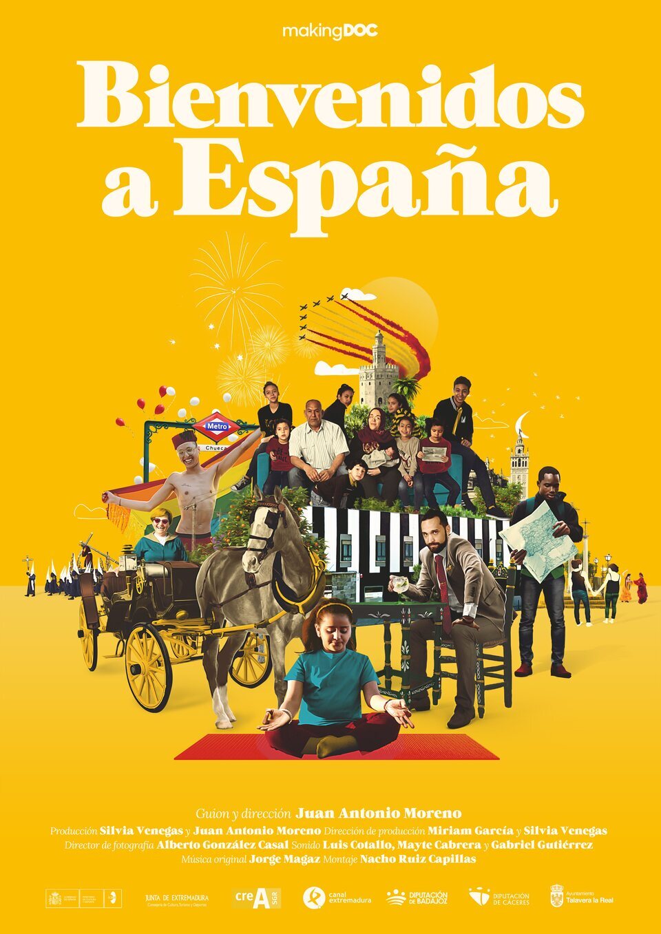 Cartel de Bienvenidos a España - España