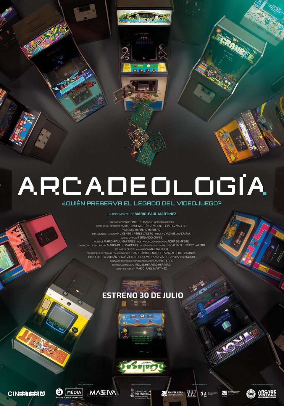 Cartel de Arcadeología - España