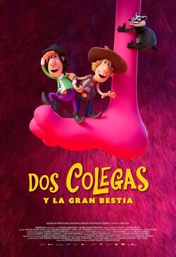 Cartel de Dos colegas y la gran bestia