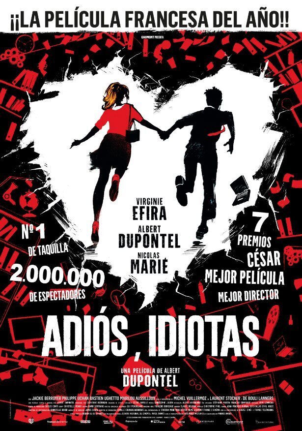 Cartel de Adiós, idiotas - España