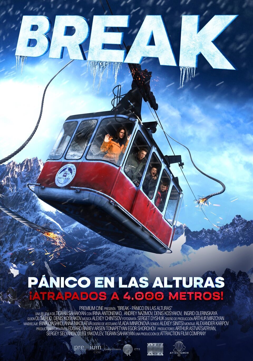 Cartel de Break, pánico en las alturas - España