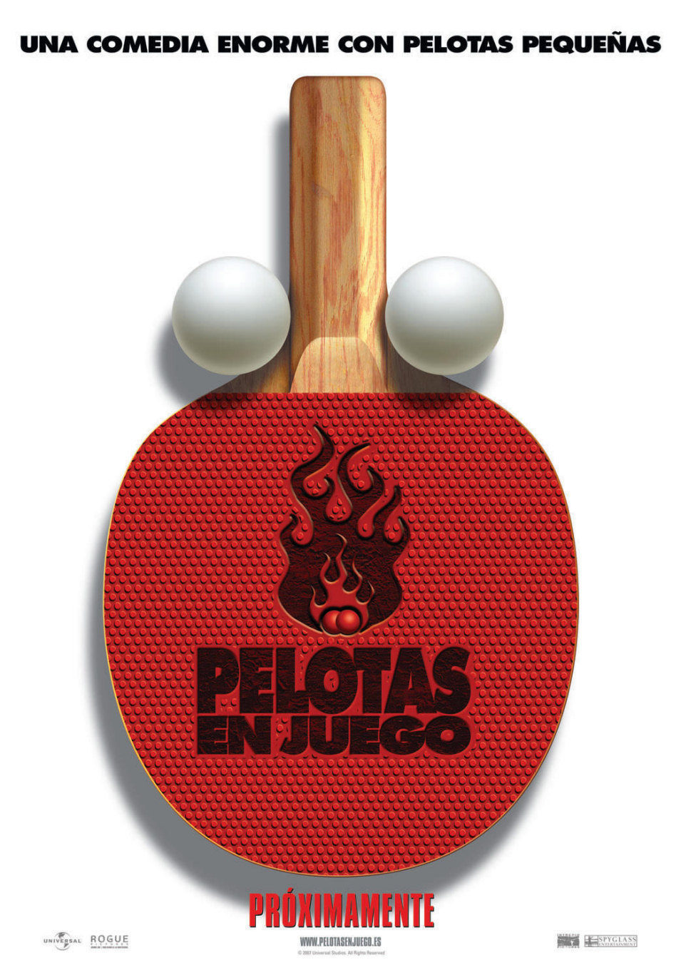 Cartel de Pelotas en juego - España