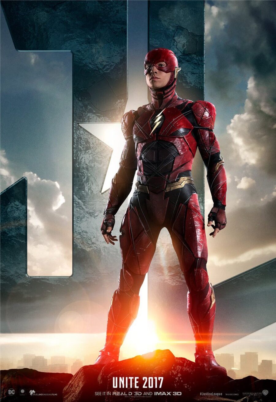 Cartel de Liga de la Justicia - Flash