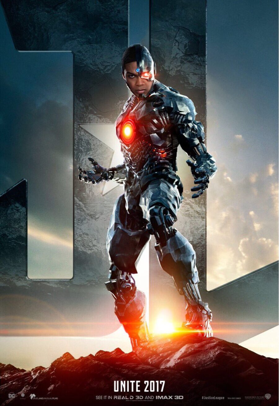 Cartel de Liga de la Justicia - Cyborg