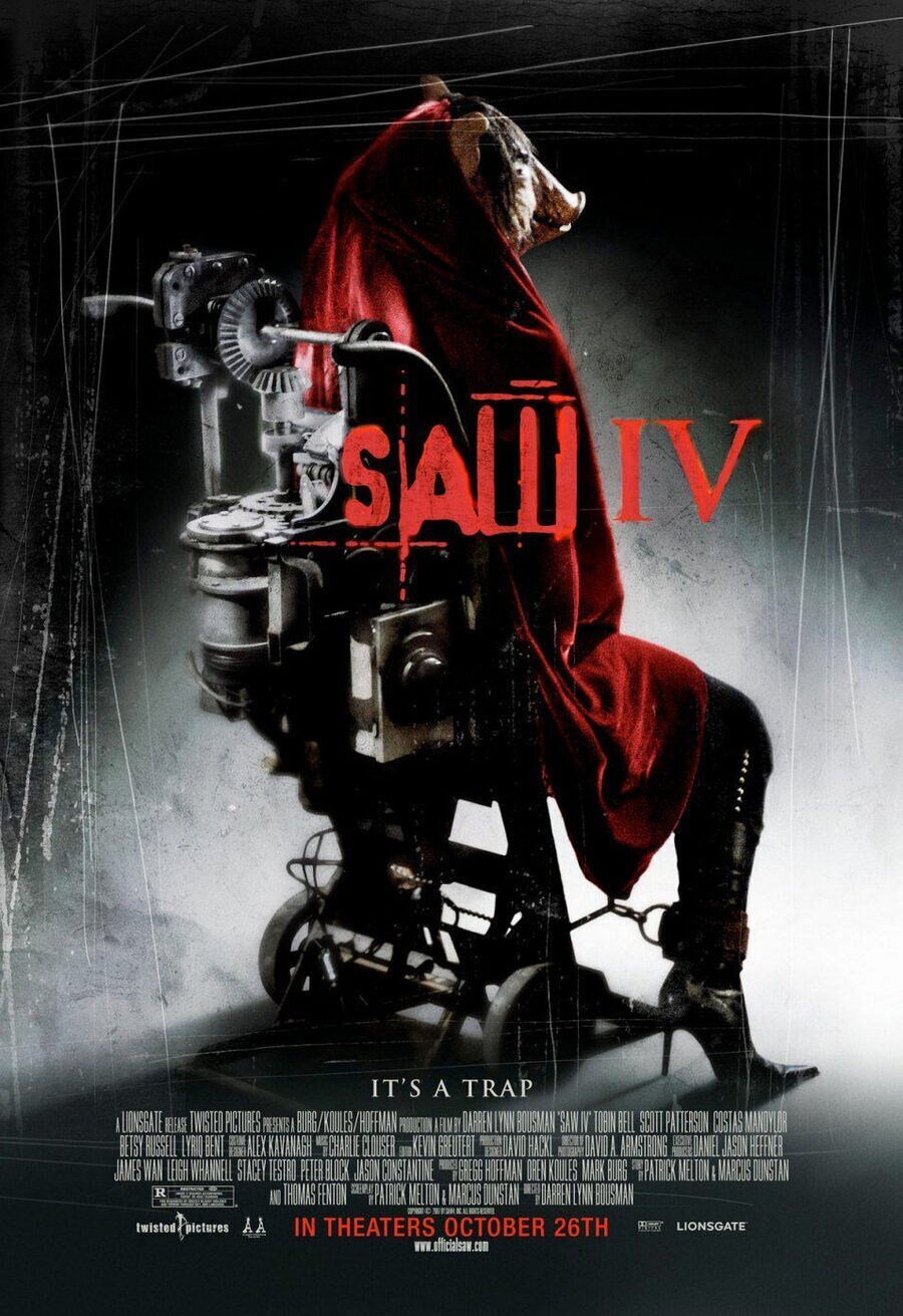 Cartel de Saw IV - Estados Unidos