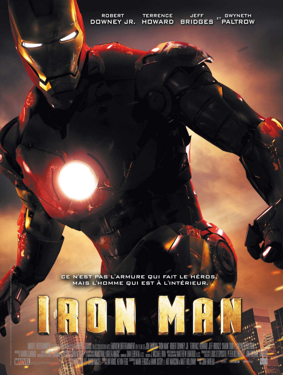 Cartel de Iron Man - Francia