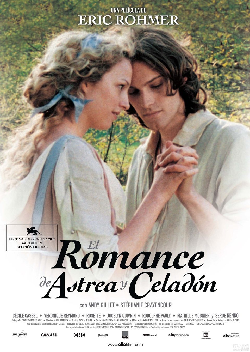 Cartel de El romance de Astrea y Celadón - España