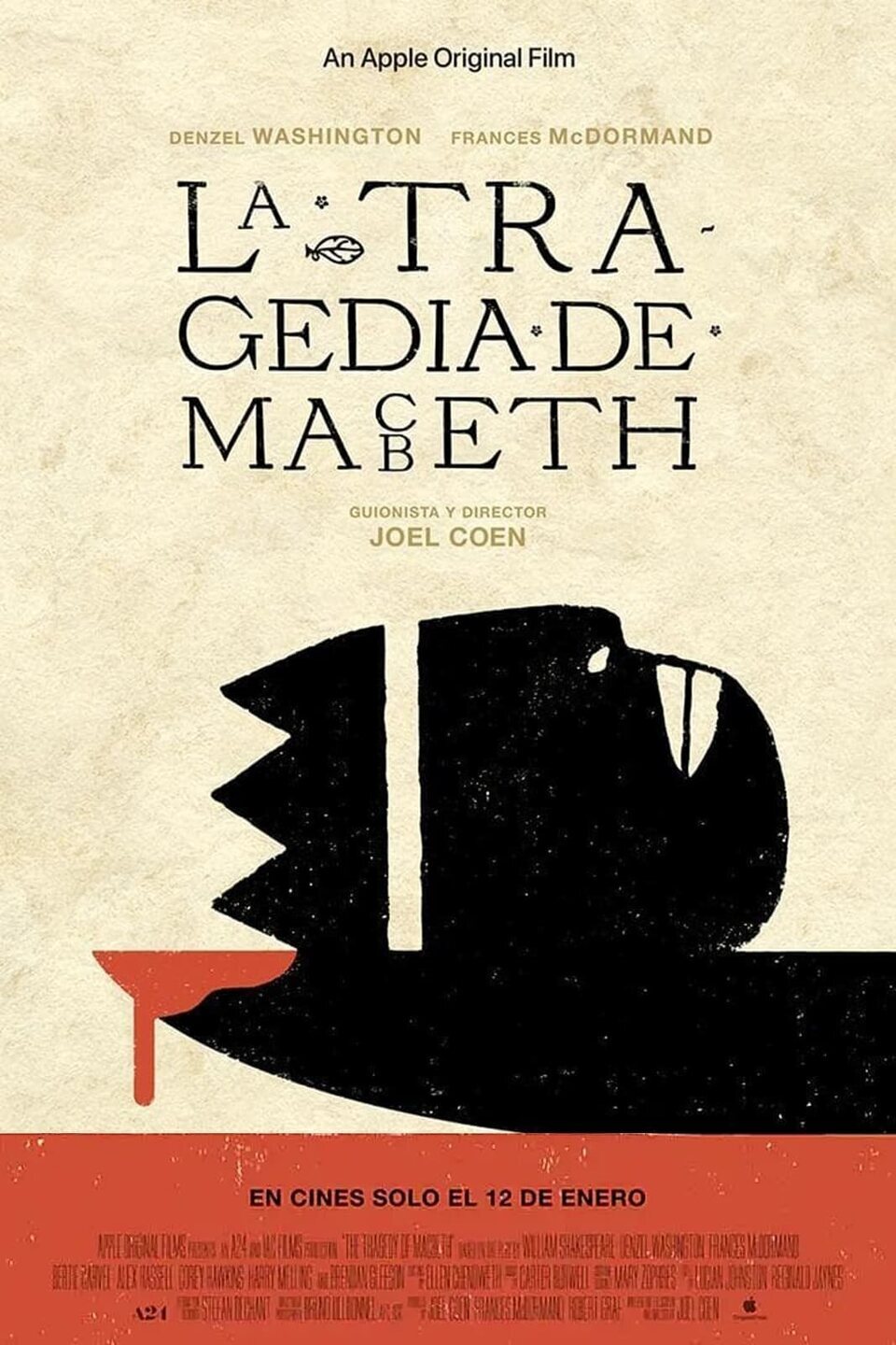 Cartel de La tragedia de Macbeth - España