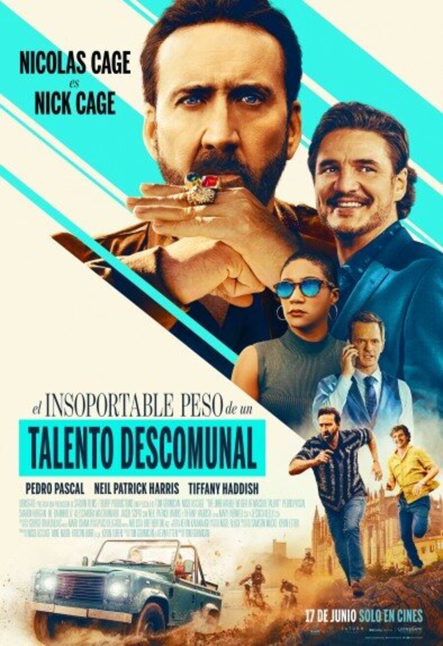 Cartel de El insoportable peso de un talento descomunal - El insoportable peso de un talento descomunal