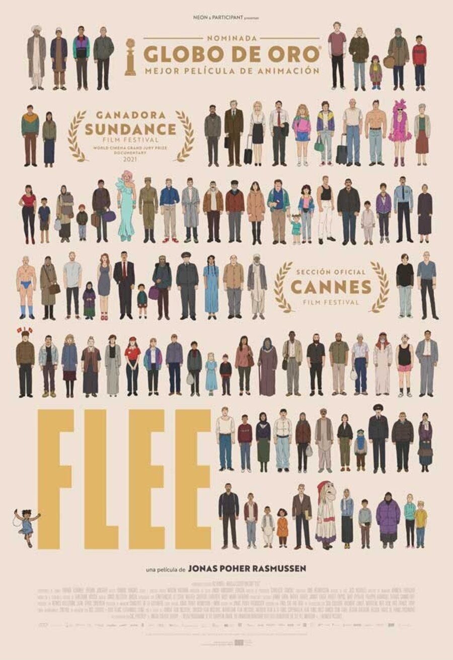 Cartel de Flee - España