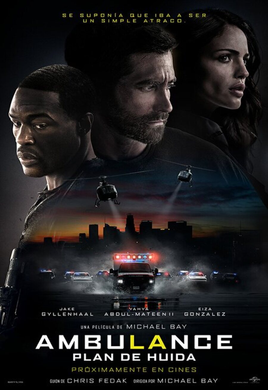 Cartel de Ambulance. Plan de huida - Ambulance. Plan de huida