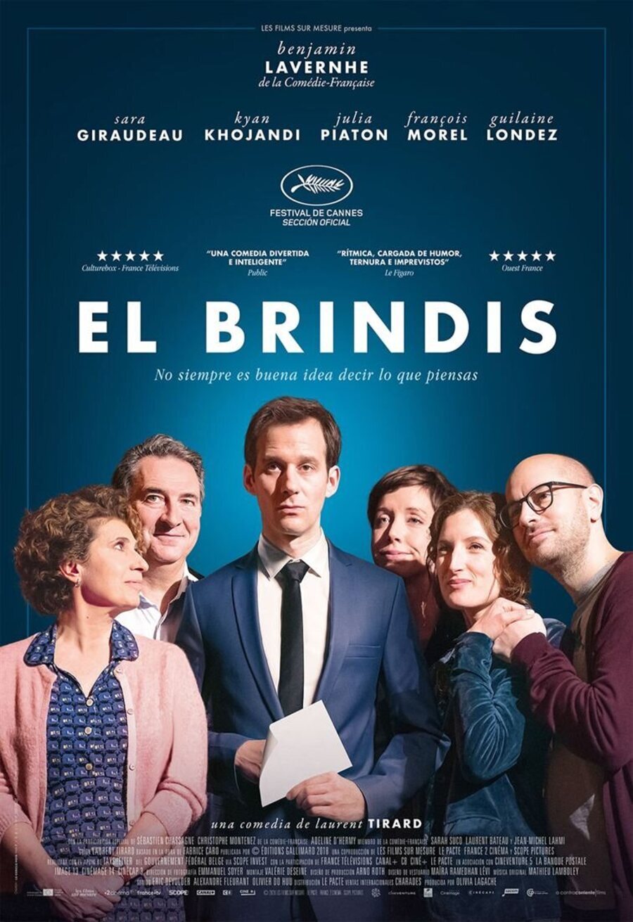 Cartel de El brindis - España