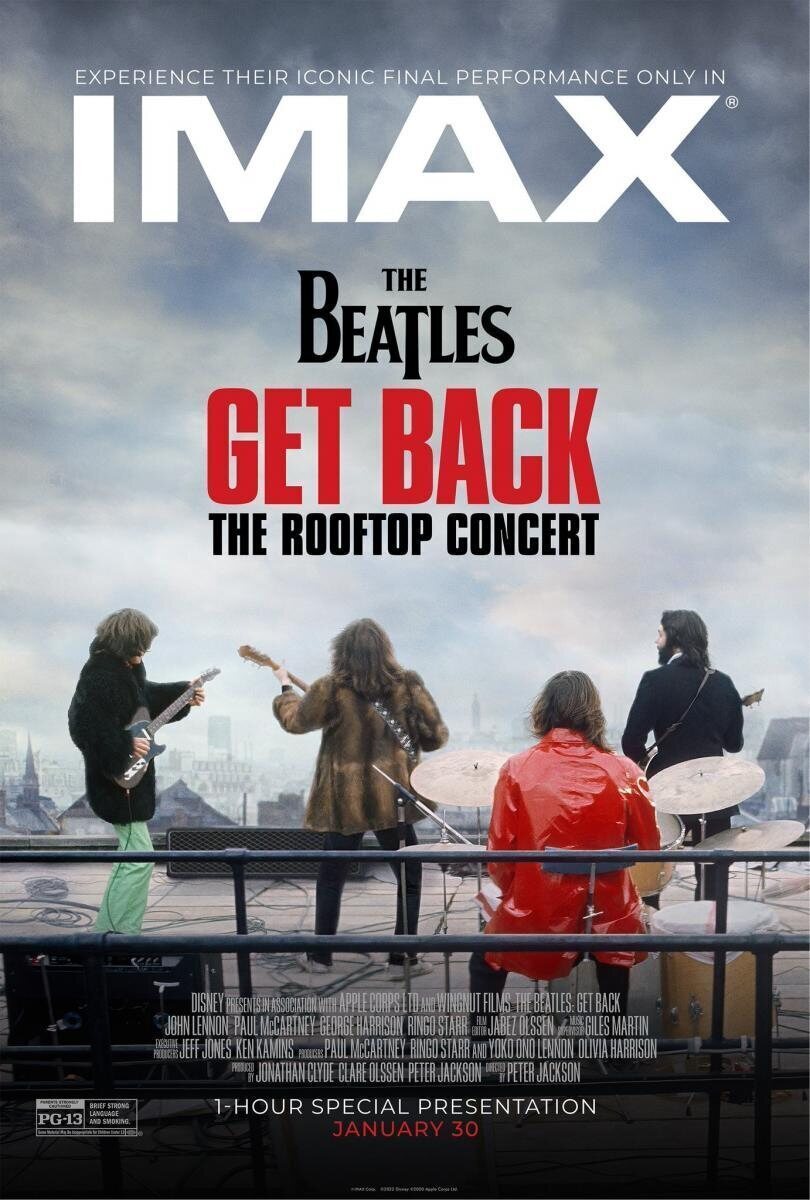 Cartel de The Beatles: Get Back - The Rooftop Concert - Internacional
