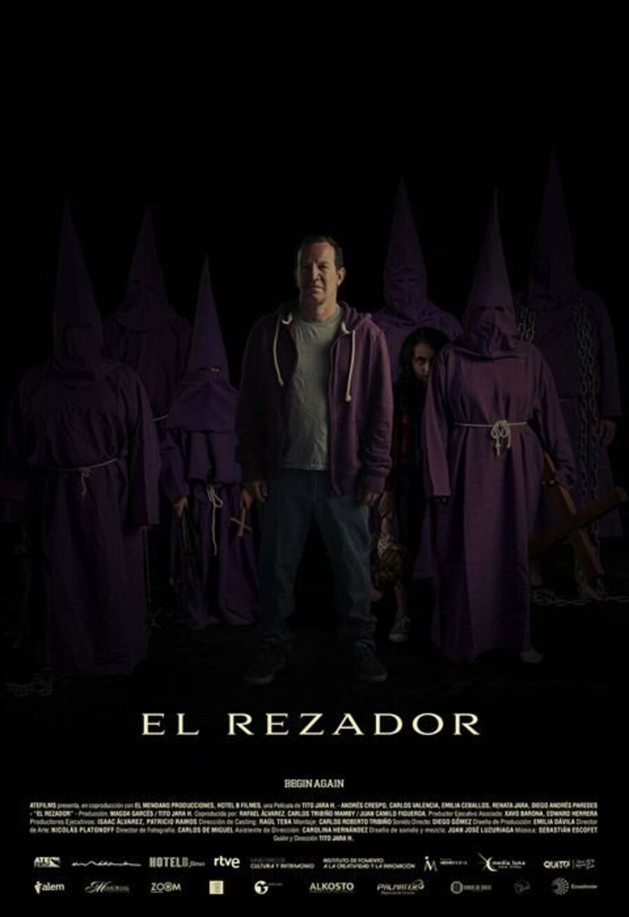 Cartel de El rezador - España