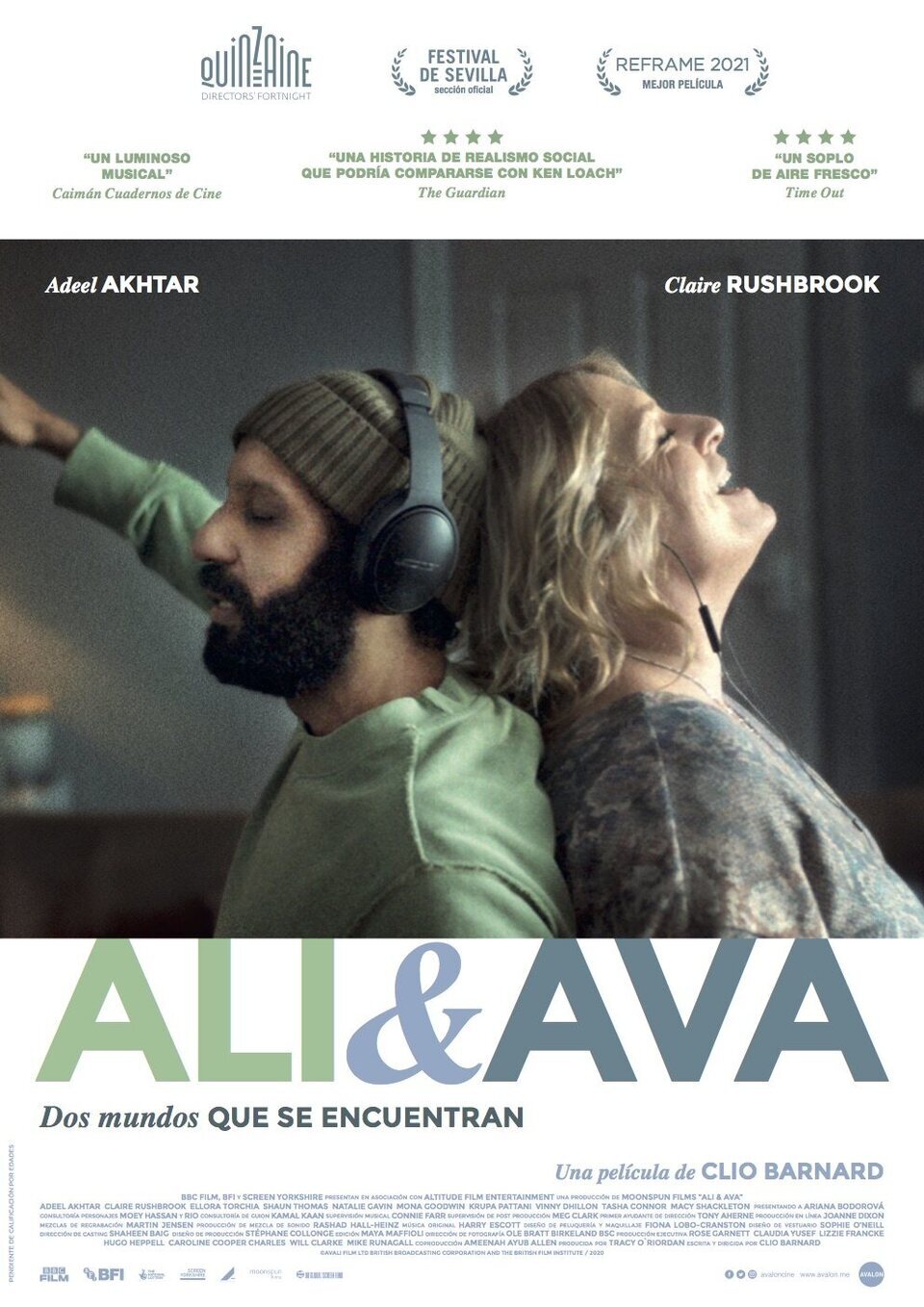 Cartel de Ali y Ava - Ali y Ava