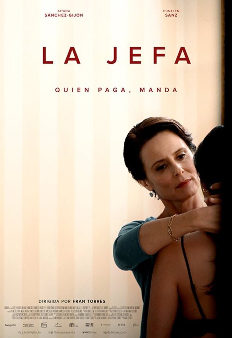 Cartel de La jefa - España