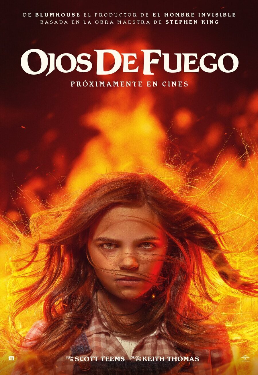 Cartel de Ojos de fuego - España