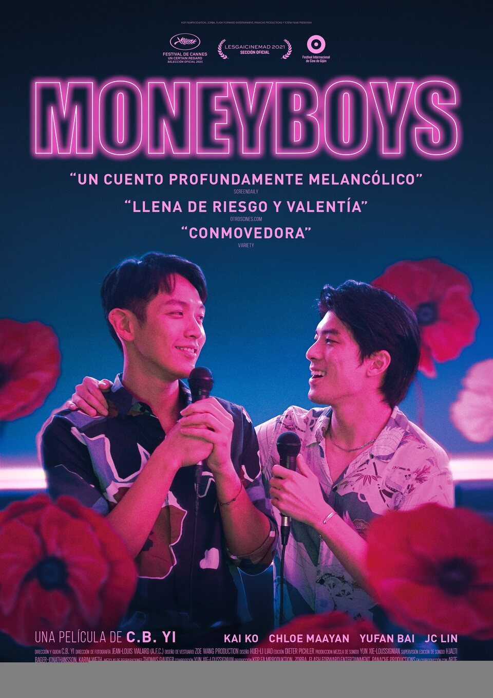 Cartel de Moneyboys - España