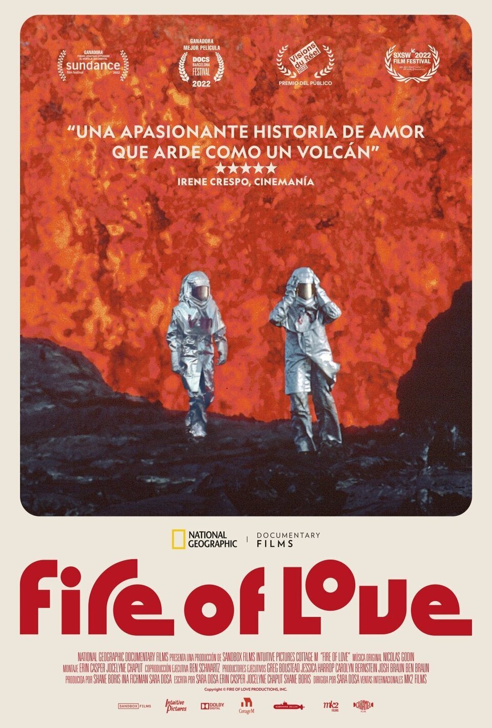 Cartel de Fire of Love - España