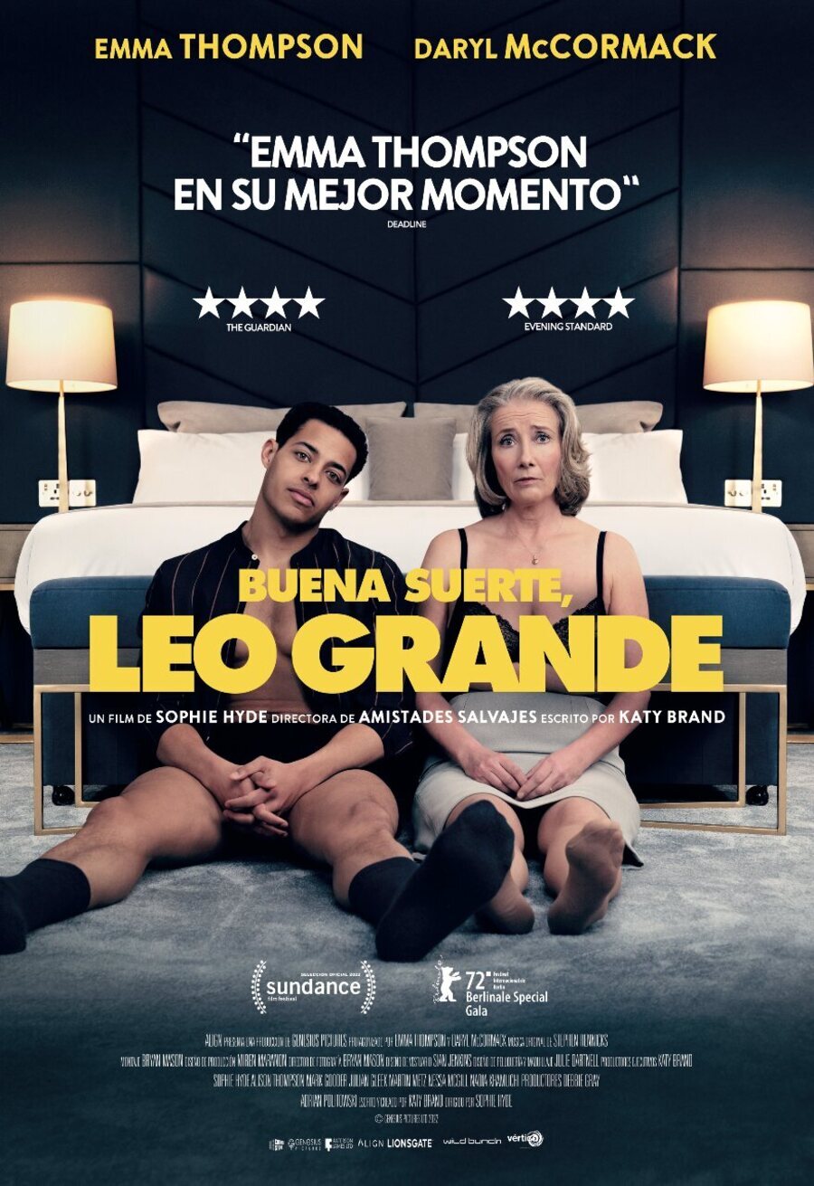 Cartel de Buena suerte, Leo Grande - Buena suerte, Leo Grande