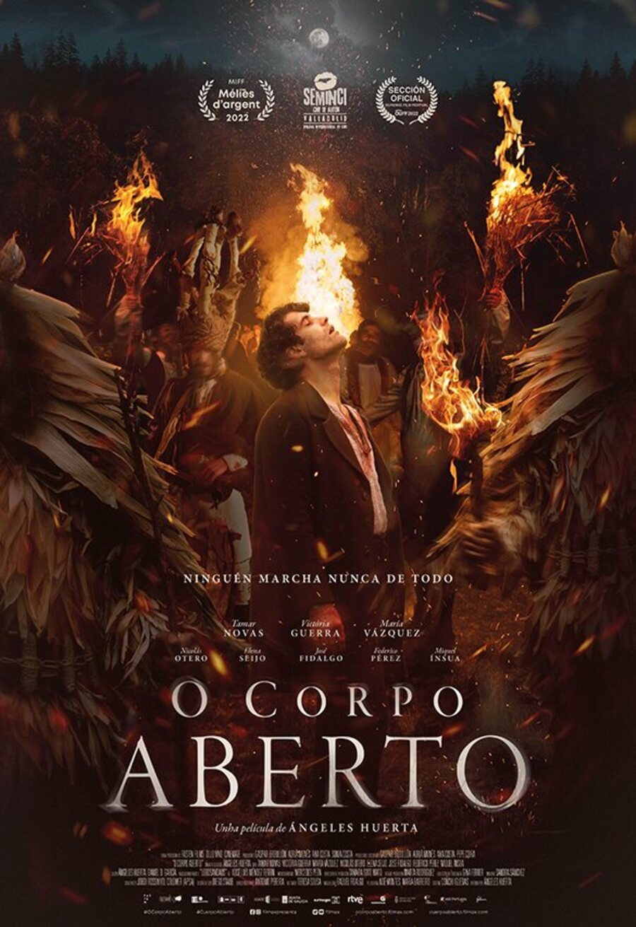 Cartel O Corpo Aberto de 'Cuerpo abierto'