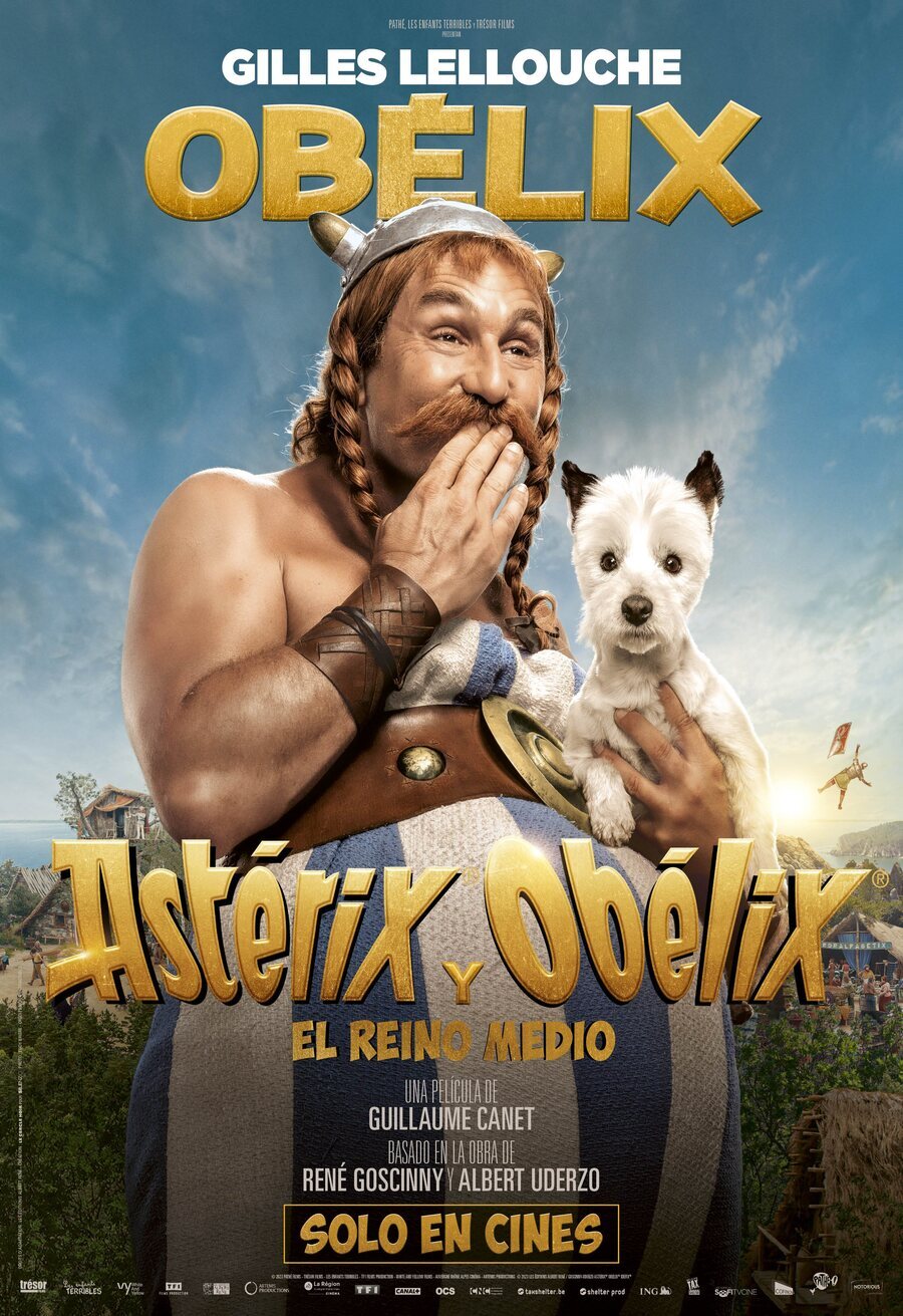 Cartel de Astérix y Obélix: El Reino Medio - Obélix