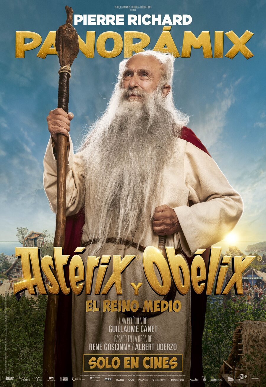 Cartel de Astérix y Obélix: El Reino Medio - Panorámix