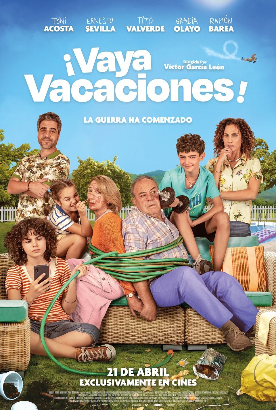 Cartel de ¡Vaya vacaciones! - España