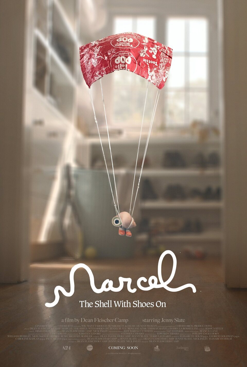 Cartel de Marcel, la concha con zapatos - EEUU