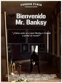 Cartel de Bienvenido Mr. Banksy