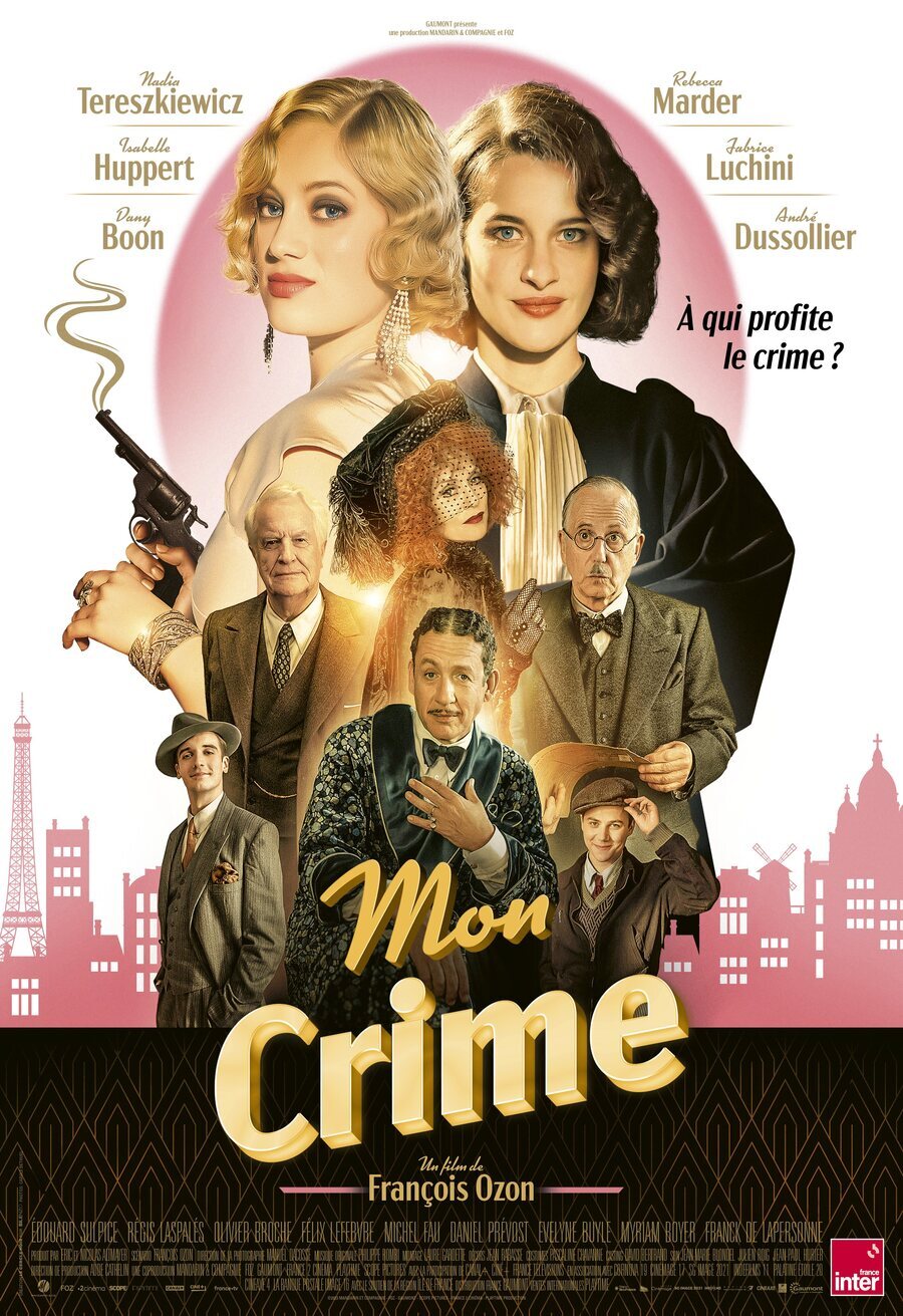 Cartel de Mi crimen - Francia