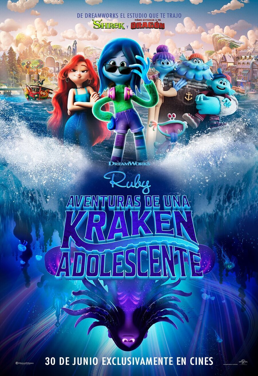 Cartel de Ruby: Aventuras de una kraken adolescente - España
