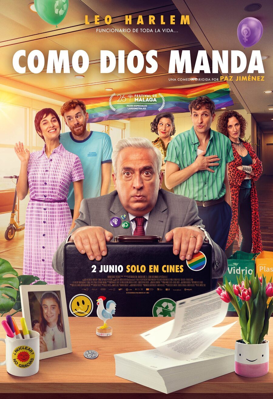 Cartel de Como Dios manda - 