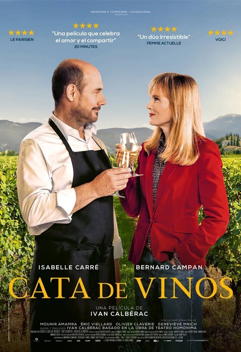 Cartel de Cata de vinos - España