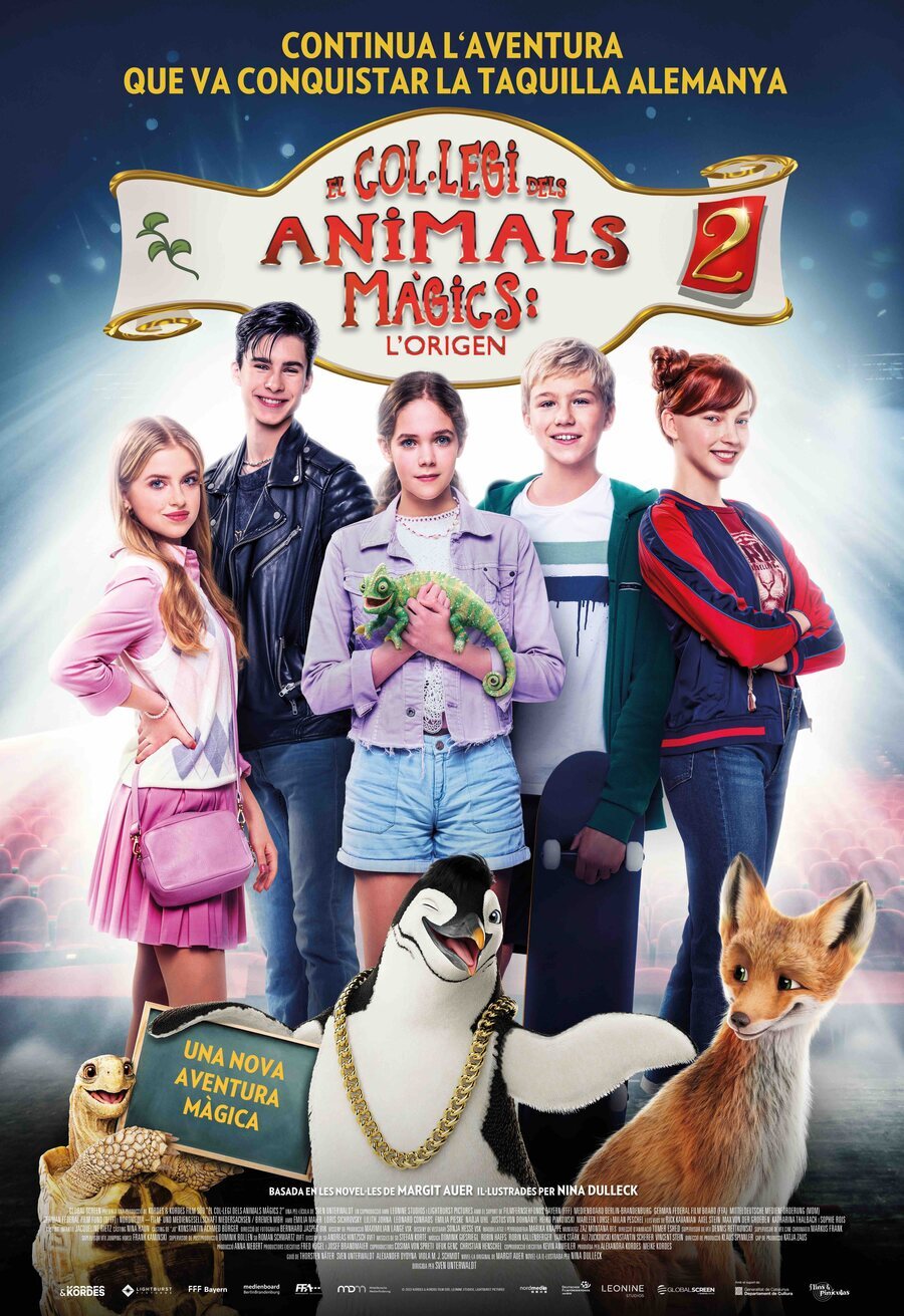 Cartel de El colegio de los animales mágicos 2: El origen - Cártel cataán
