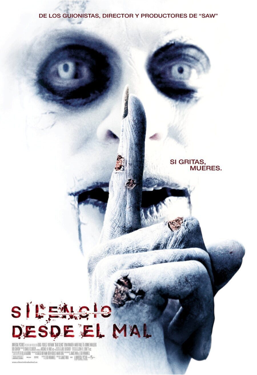 Cartel de Silencio desde el mal - España