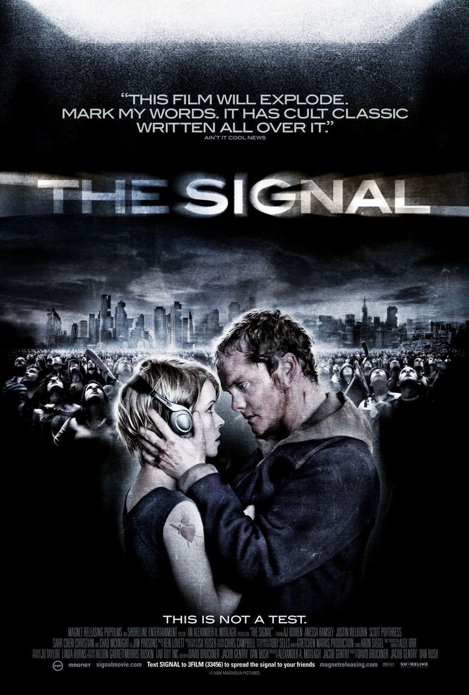 Cartel de La señal (The Signal) - Estados Unidos