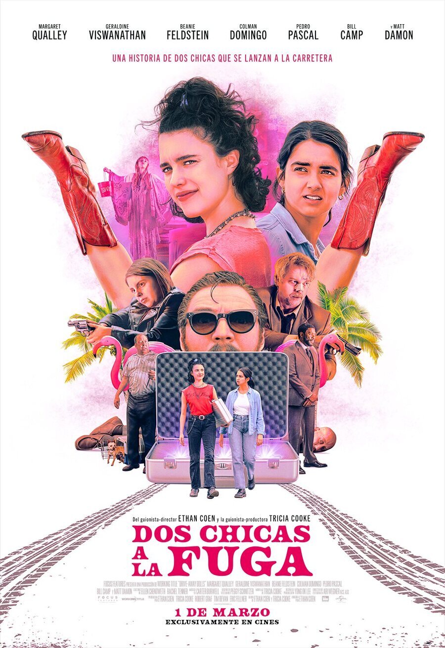 Cartel de Dos chicas a la fuga - España final