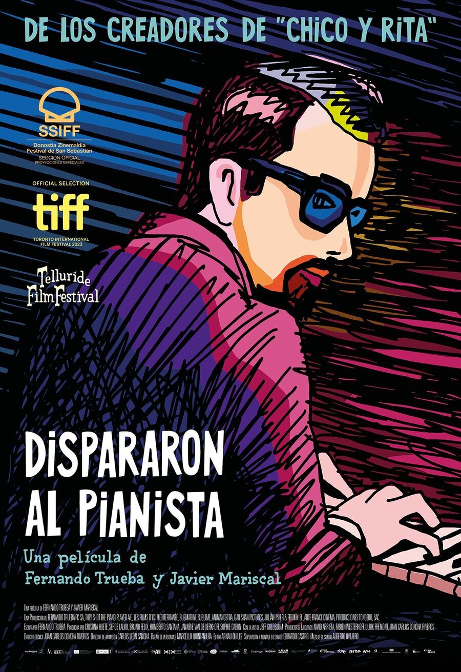 Cartel de Dispararon al pianista - Cartel final 'Dispararon al pianista'