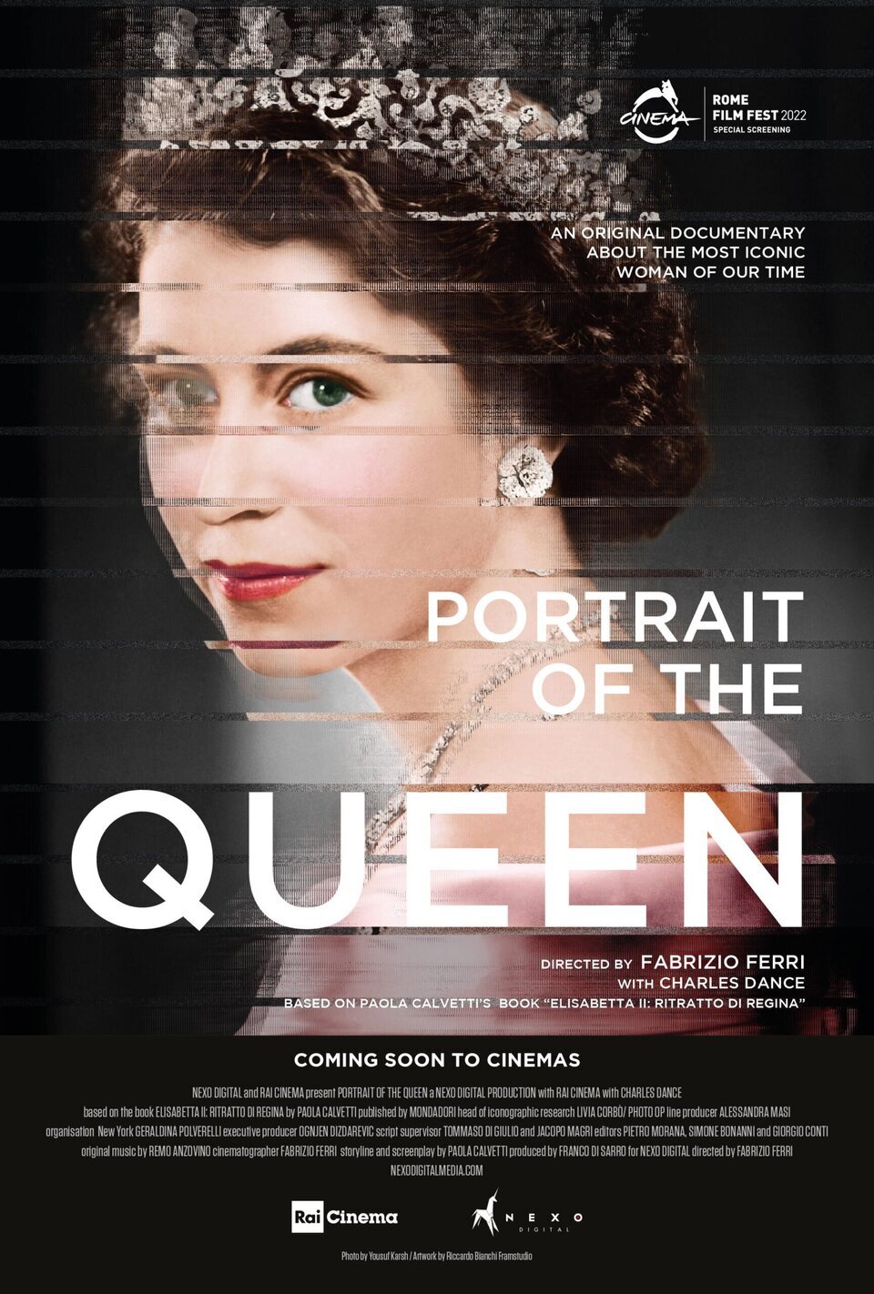 Cartel de Isabel II: Retrato de la reina - 