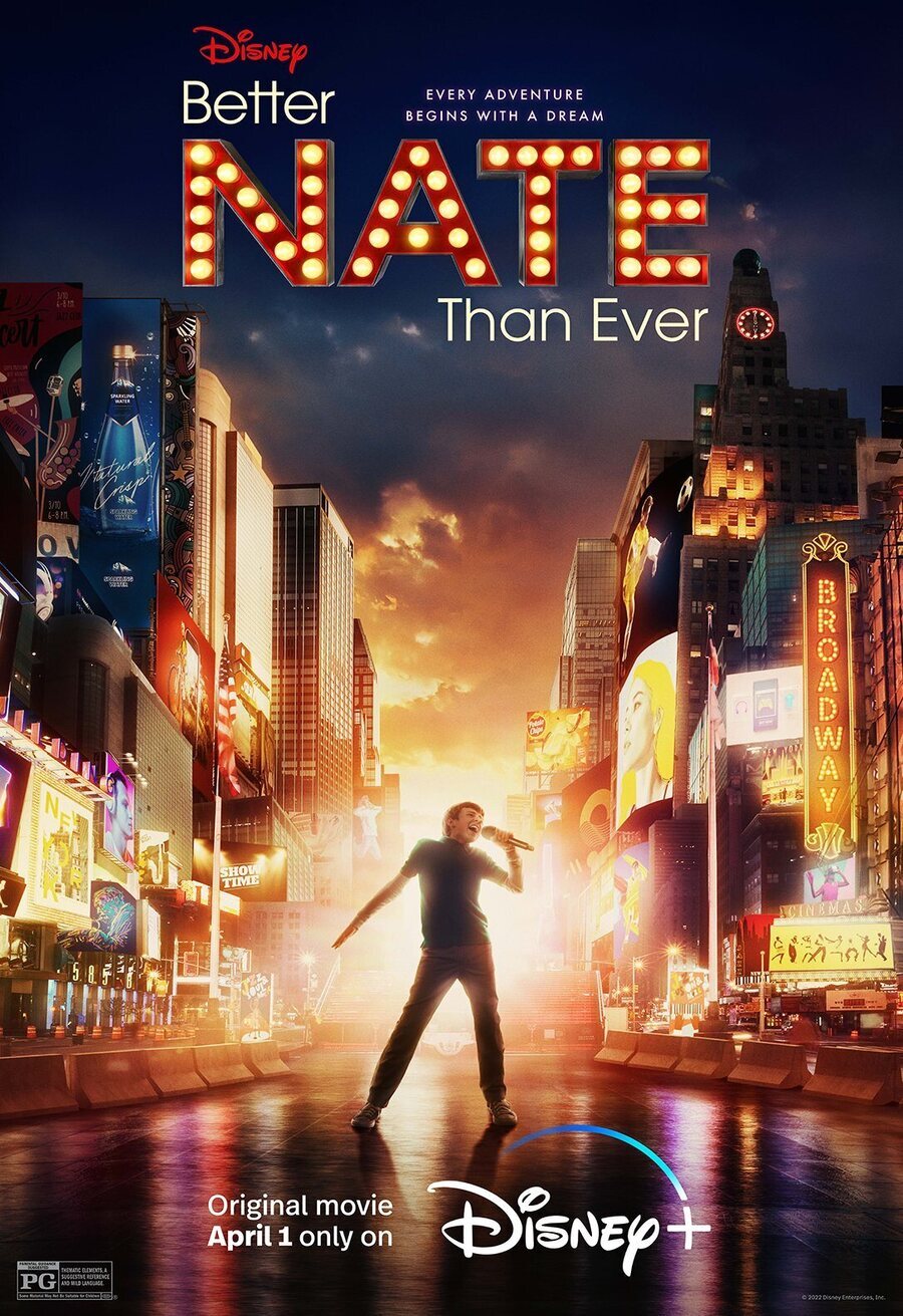 Cartel de El sueño de Nate - Estados Unidos