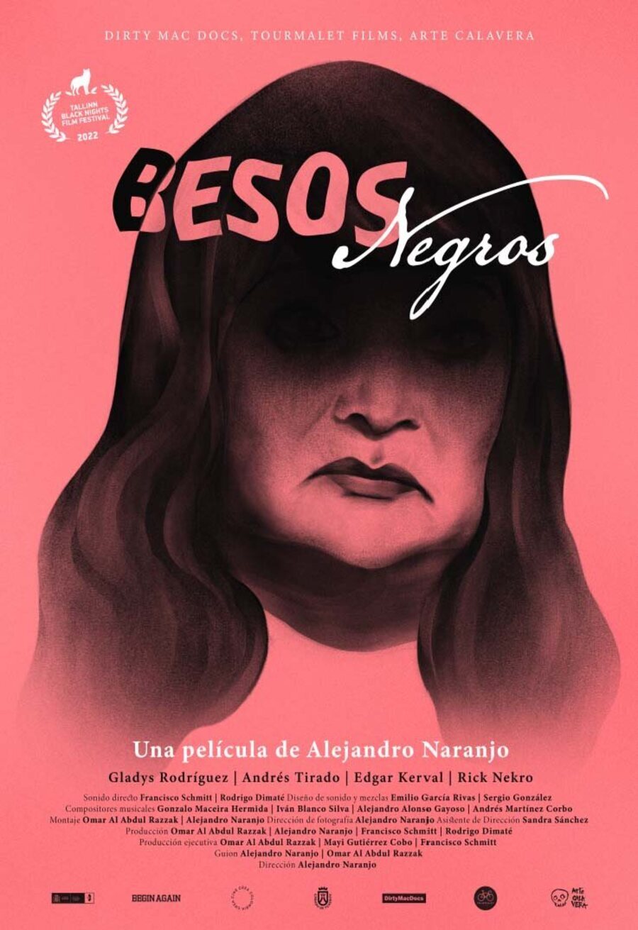 Cartel de Besos negros - Besos Negros