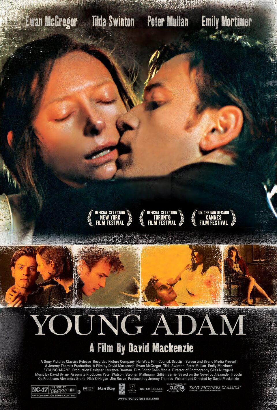 Cartel de Young Adam - Reino Unido