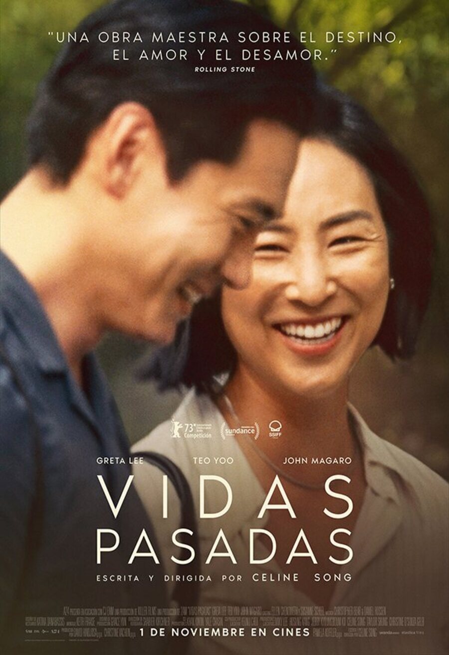 Cartel de Vidas pasadas - Cartel España 'vidas pasadas'