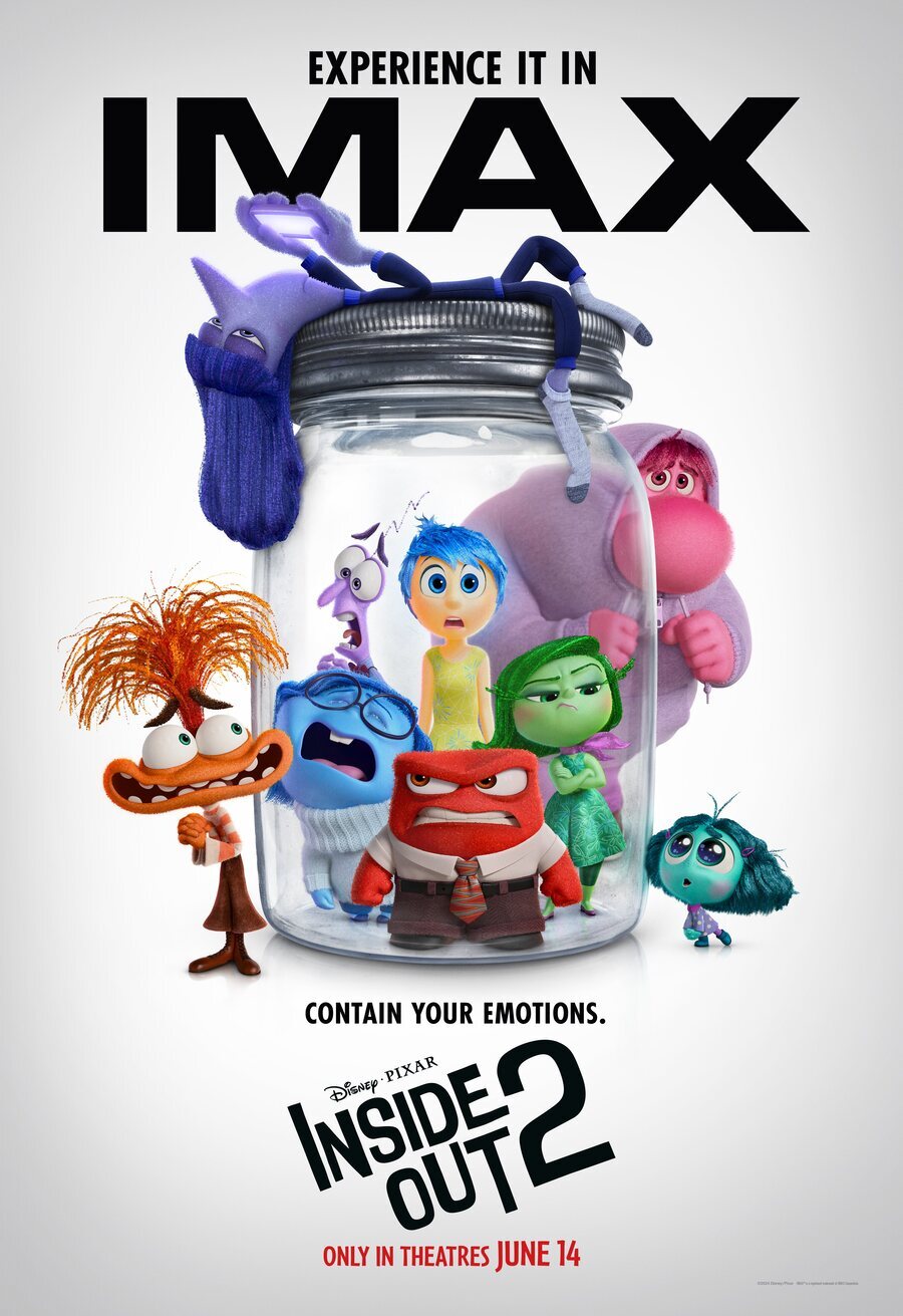 Cartel de Del revés 2 (Inside Out 2) - Cartel IMAX